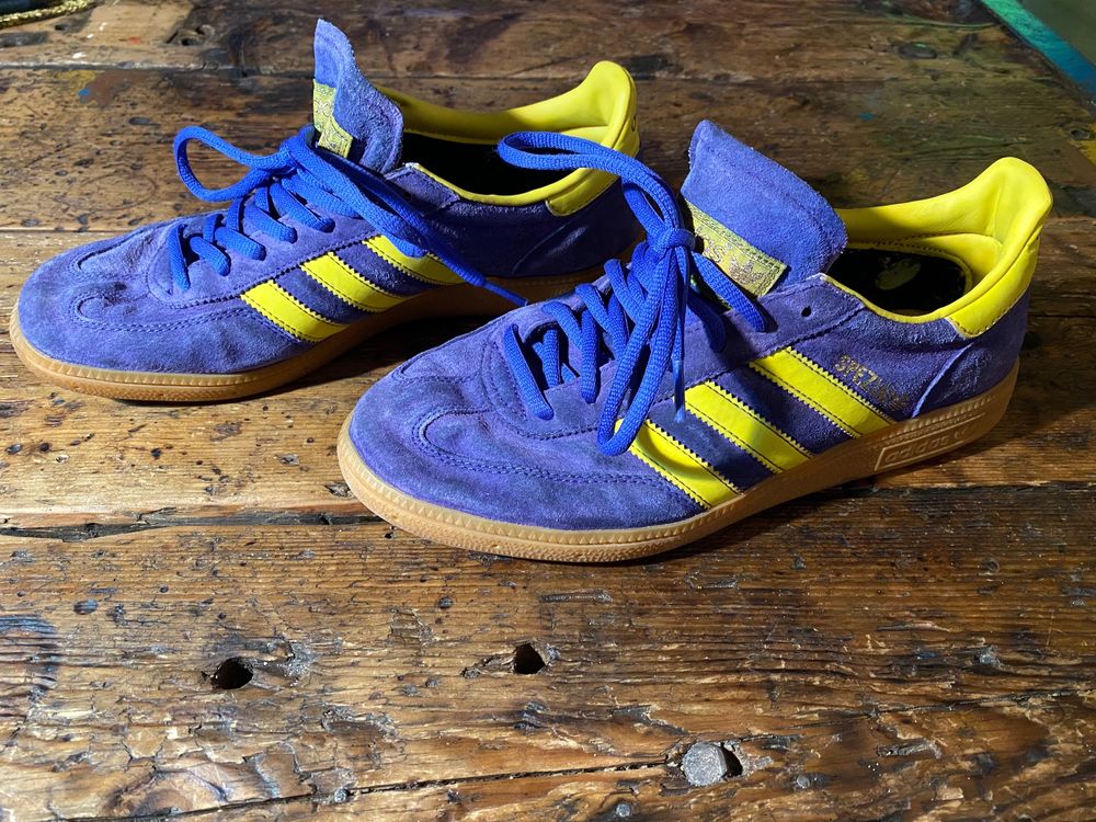 Adidas spezial store lila gelb