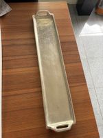Serviertablett, NEU, Schale Handmade, Aluminium 76 cm lang