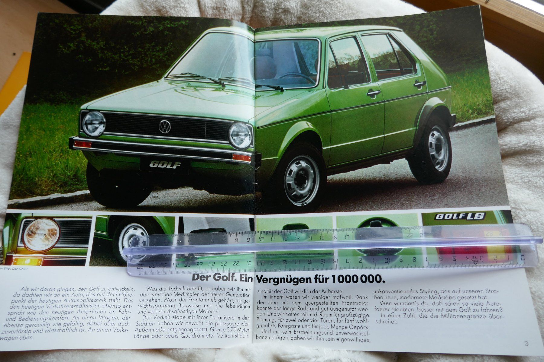 VW Documenti: VW   GTI 1977  Originalprospekt – Usato da Madiswil venduto da ML911 3