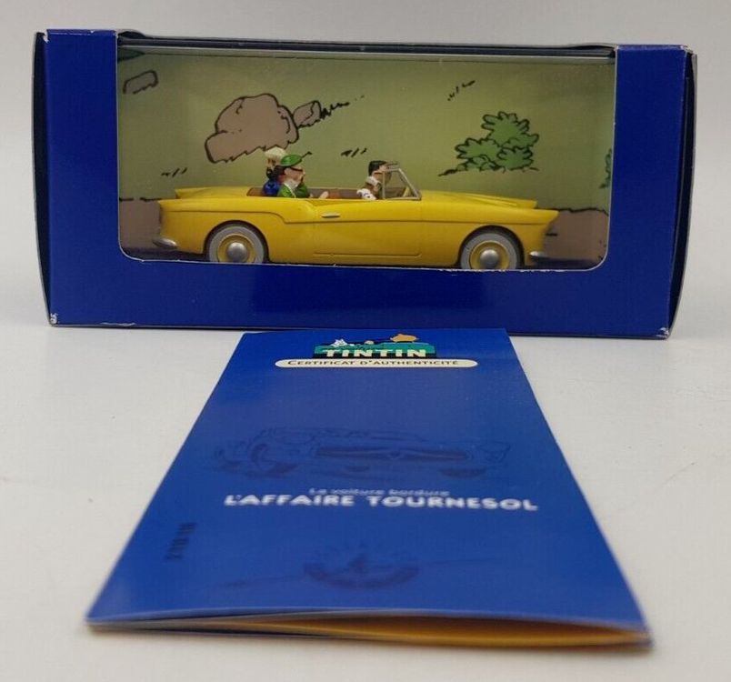 Voiture Tintin N°16 - La Voiture Bordure De L'Affaire Tournesol, Atlas échelle 1:43, Occasion