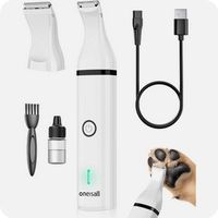 Hundeschermaschine Pfotentrimmer weiss