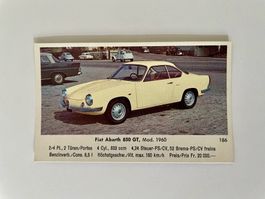 Eikon Sammelbild 186 / Fiat Abarth 850 GT