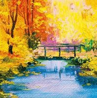 Serviette golden bridge  (1742) 2Stk.
