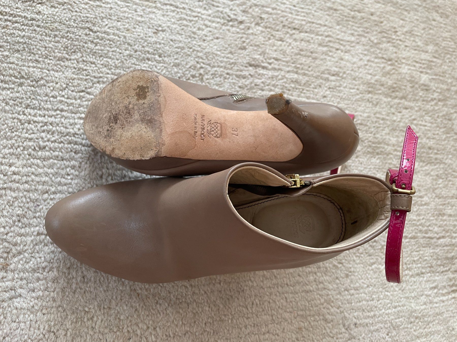 Navyboot Scarpe da donna: Navyboot Ankleboots, Echtleder, Gr. 37, Top Zustand! – Usato da Wangs venduto da Quersum 2
