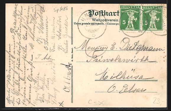 Ansichtskarten: Zunzgen, Handlung von A. Nyffenegger-Kle – Gebraucht aus Berlin von bartko-reher 1