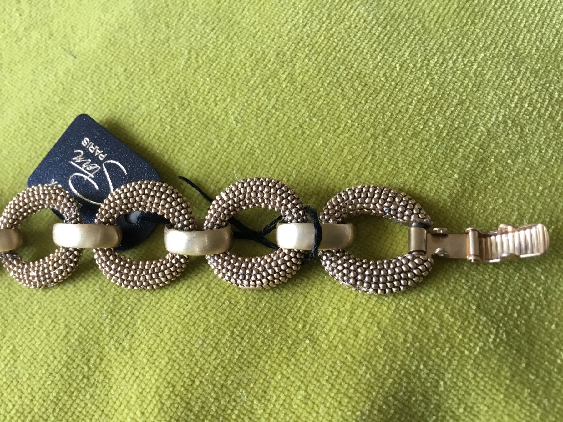 Armbänder & -reifen: Bracelet chaîne doré vieilli Stern Paris – Neu (gemäss Beschreibung) aus Le Landeron von nic_8hd5 3