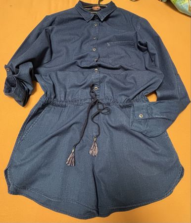 Jeans Jumpsuit dunkelblau, Grösse M