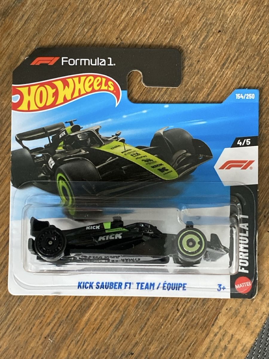 Hot Wheels Modellini d'auto: Hot Wheels Kick Sauber F1 – Nuovo e nell'imballaggio originale da Berg TG venduto da dadukeschlufi
