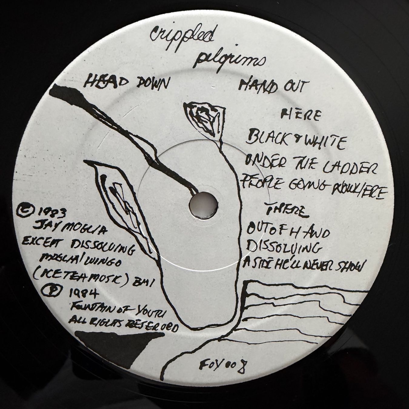 Dischi in vinile: Crippled Pilgrims - Head Down, Hand Out / 1. US-Press. 1984 – Usato da Gais venduto da soundcave57 2