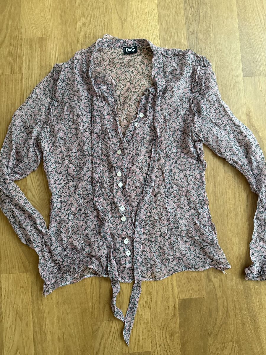 Dolce & Gabbana Camicette: Bluse D&G Blumen Gr. S  Dolce & Gabbana – Usato da Itingen venduto da Granini_93 1
