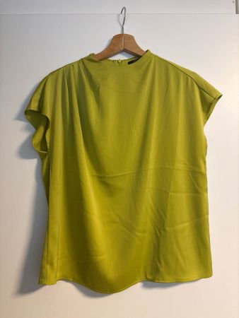 Bluse Comma Grösse 36 gelb/grün neuwertig