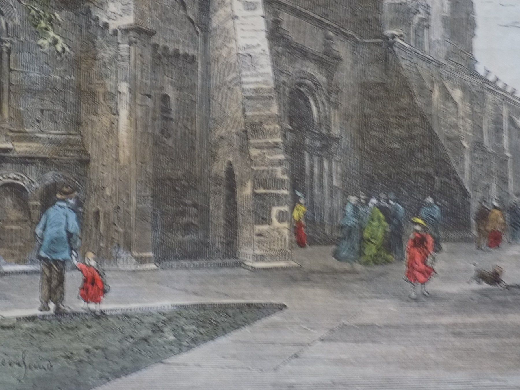 Gravures: Basel Kathedrale koloriert – D'occasion à Risch par Rischli15 6