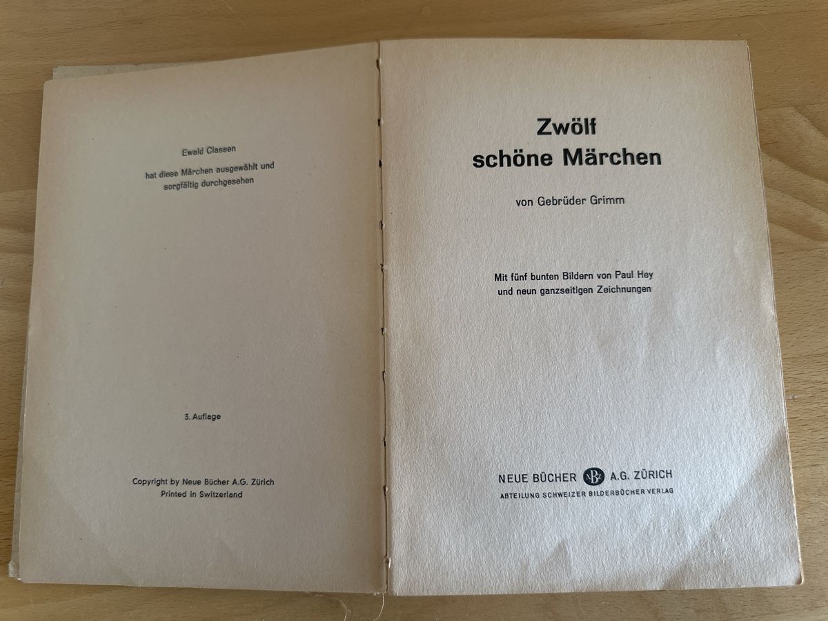 Libri: Märchenbuch illustriert 40er oder 50er Jahre – Usato da Frauenfeld venduto da Jose_luis 2
