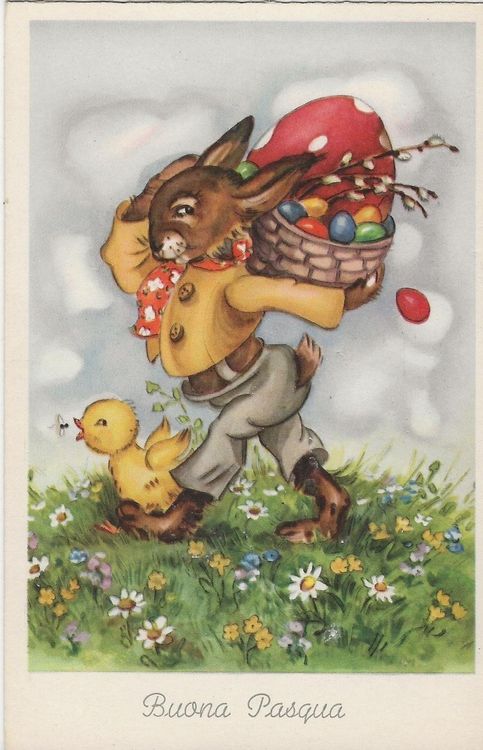 Oster-Kuchendekoration 'Happy Easter' – Mit Häschen & Eiern, Für Mottopartys
