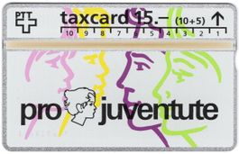 Pro Juventute 1993 - Kunden Taxcard ab 1 Franken