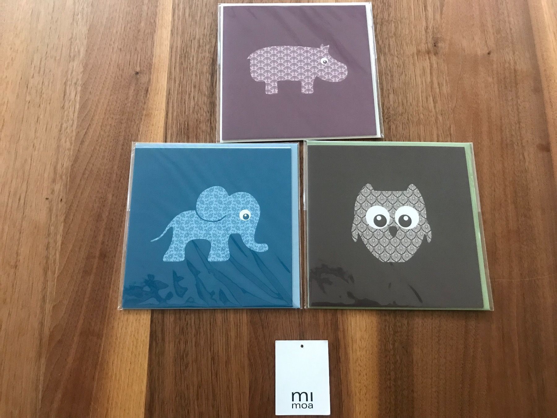 Karten: Faltkarten mit Couvert 3er Set NEU – Neu und originalverpackt aus Luzern von HuberRenat