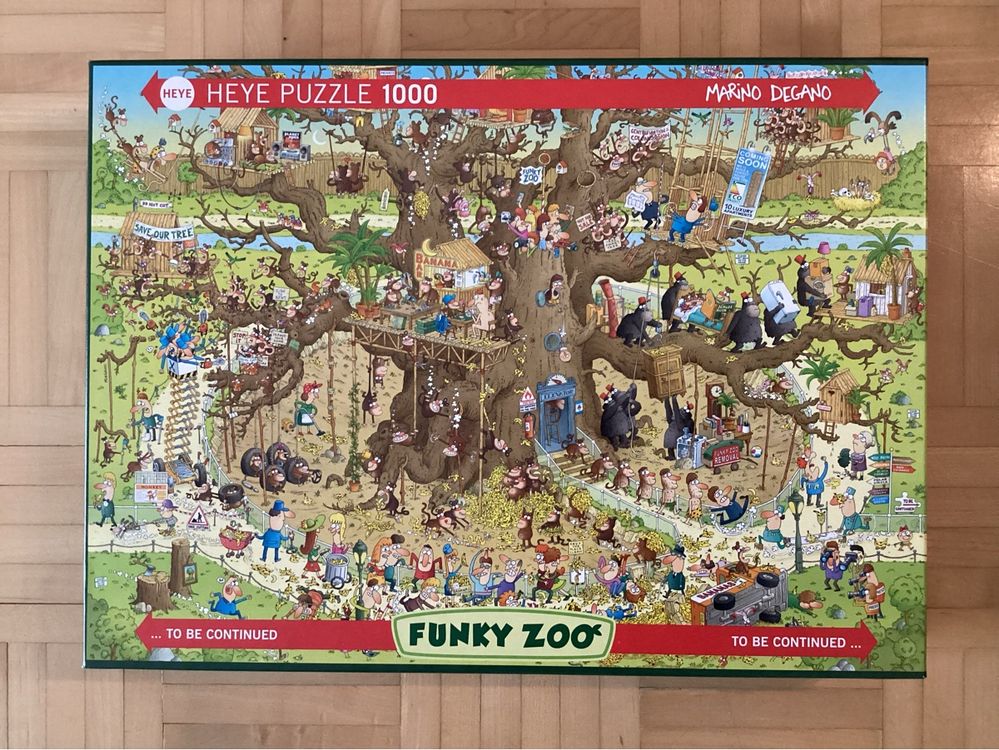 Heye - Puzzle Jurassic Habitat 1000 Pièces, 29727