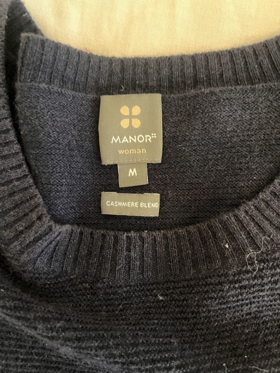 Manor Pullover & Sweatshirts: Cashmere Pullover, Marineblau, Gr. M – Gebraucht aus Zürich von jim_jy67 2