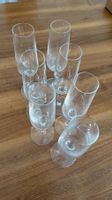Sektgläser Leonardo 7 Stk. Glas guter Zustand