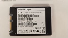WD Red SA500 4TB SATA SSD 2.5 Zoll neuwertig