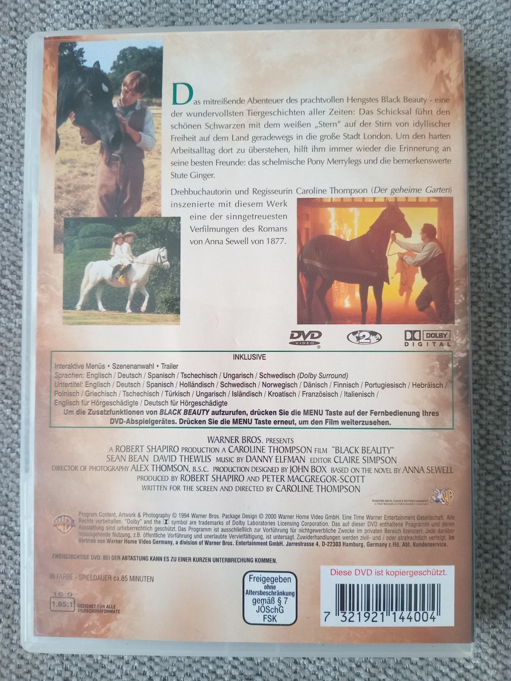 Tutti i DVDs: BLACK BEAUTY – Usato da Zollikofen venduto da jde_72zf 1