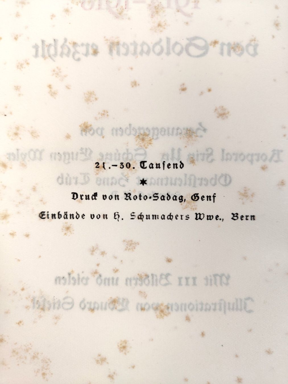 Schweizer Armee Uniformi: Die Grenzbesetzung 1914/1918 – Usato da Bauma venduto da SwissMilitaria 3