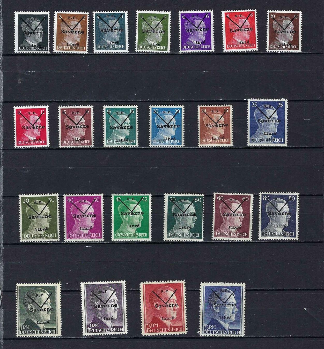 Tutti i francobolli: Lokalausgabe Elsass 1944 Saverne Libre ** – Nuovo (secondo la descrizione) da Altstätten SG venduto da euro010