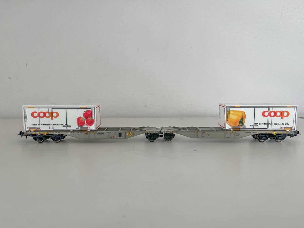 Mehano Trains électriques: Wagon Coop/railCare – D'occasion à Font par TrainspottersuisseHo 1