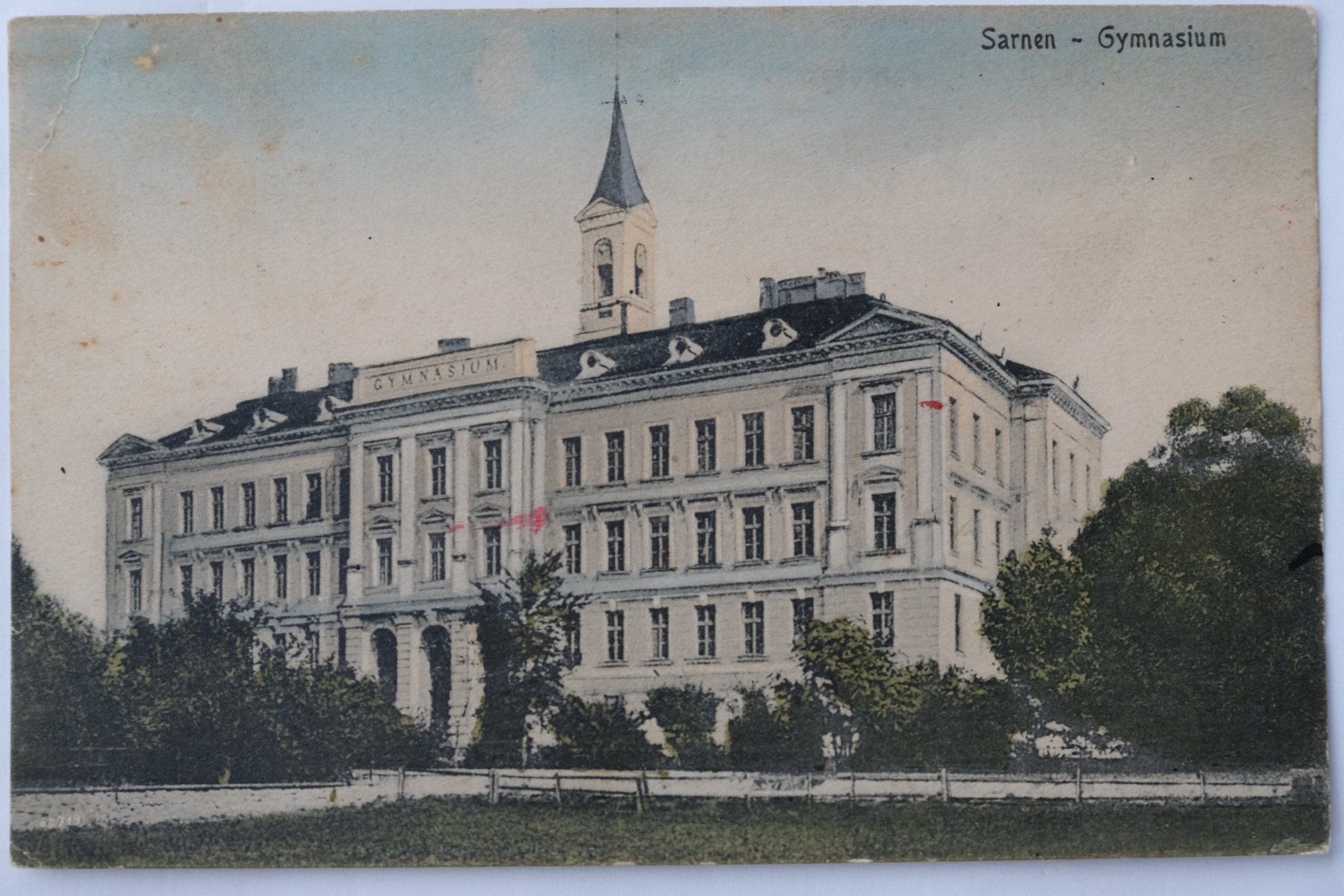 Cartoline postali: Ansichtskarte Sarnen Gymnasium um 1918 – Usato da Ehrendingen venduto da nicoro50