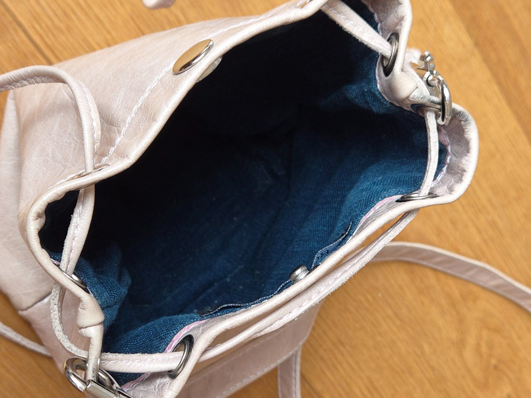 Borse da donna: Lederbeutel beige mit passender Geldbörse – Usato da Spiegel b. Bern venduto da brand06 5