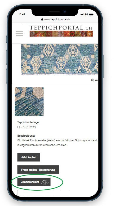 Kelim Tappeti: Sommerteppich Kelim – Nuovo (secondo la descrizione) da Eglisau venduto da Teppichportal 5