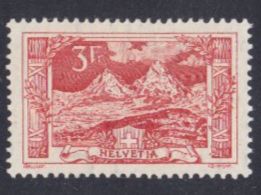 1918 Nr.142   3Fr.Myten Postfrisch * mit Falzrest SBK 160Fr.