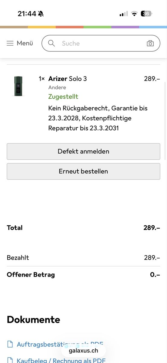 Arizer Sonstige Tabakwaren: Vaporizer Arizer Solo 3 V2 – Neu (gemäss Beschreibung) aus Schönenwerd von Ale46. 4