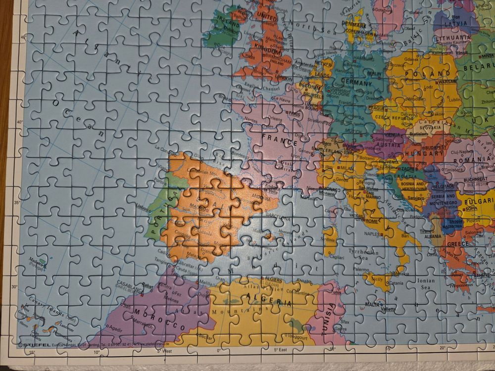 Ravensburger Puzzles: Ravensburger Puzzle Europa politisch 500 Teile – D'occasion à Gossau SG par oreliefredy 3