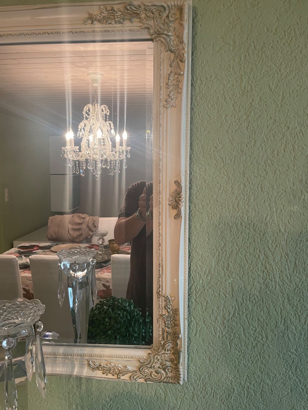 Spiegel: Spiegel weiss im Schloss-Look – Gebraucht aus Rupperswil von Abcsale 2