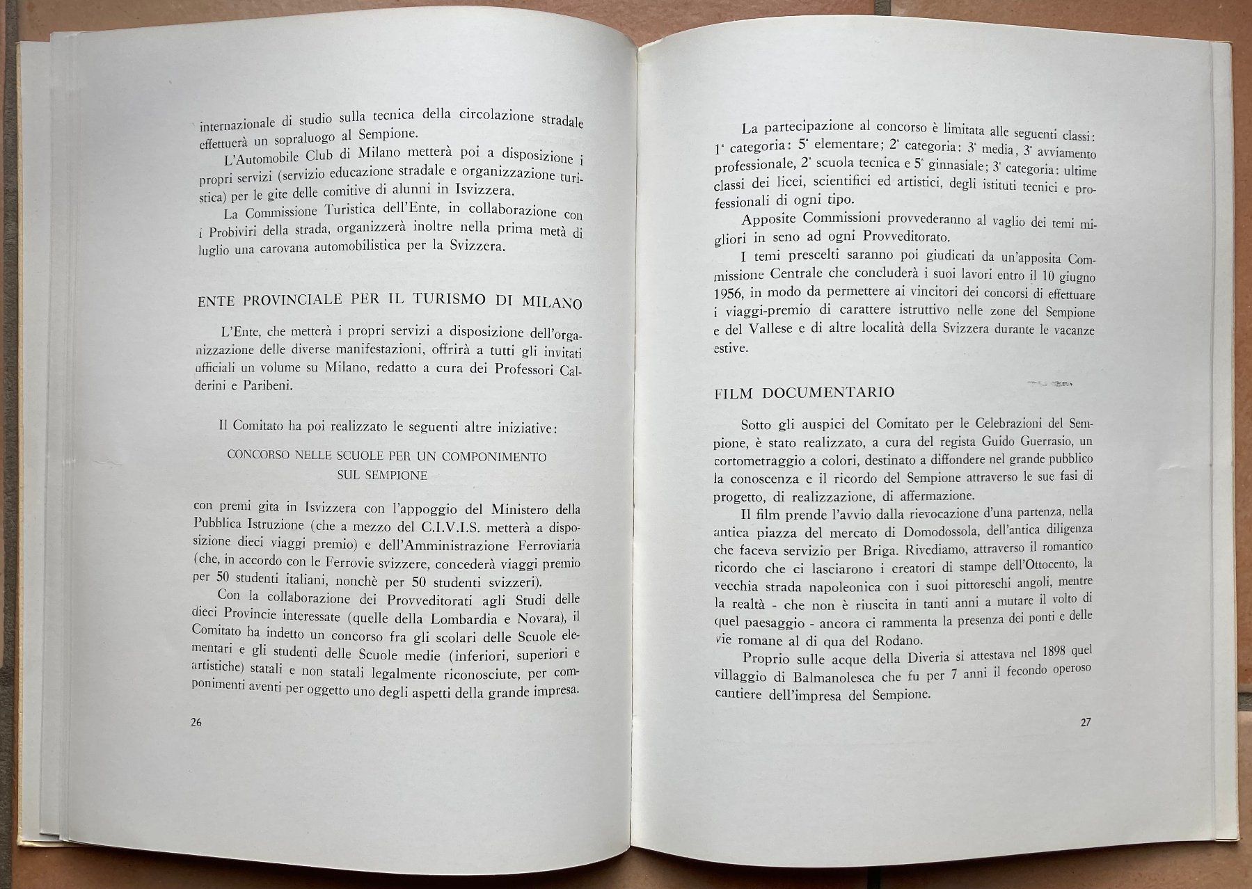 Bücher: Cinquantenario del traforo del Sempione – Gebraucht aus Versoix von Decapod 6