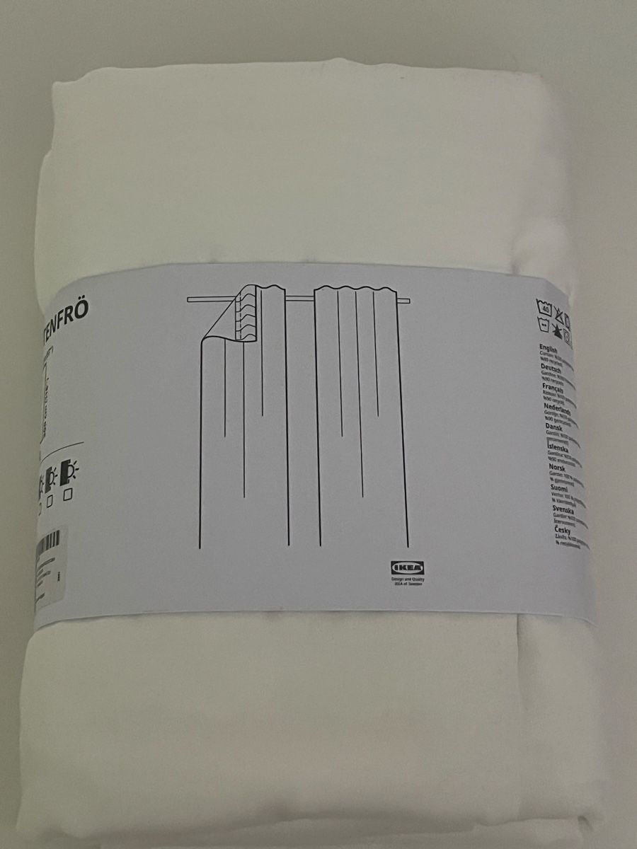 Ikea Rideaux: IKEA STENFRÖ Vorhang weiss 2x  – Neuf (Voir description) à Basel par Dambiii 1