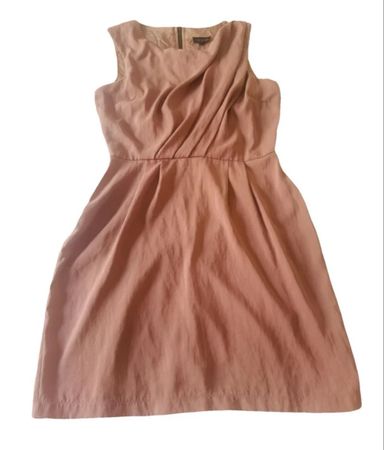 Topshop zipper dress - Dusty Rose Pink, Size 38, Summer!