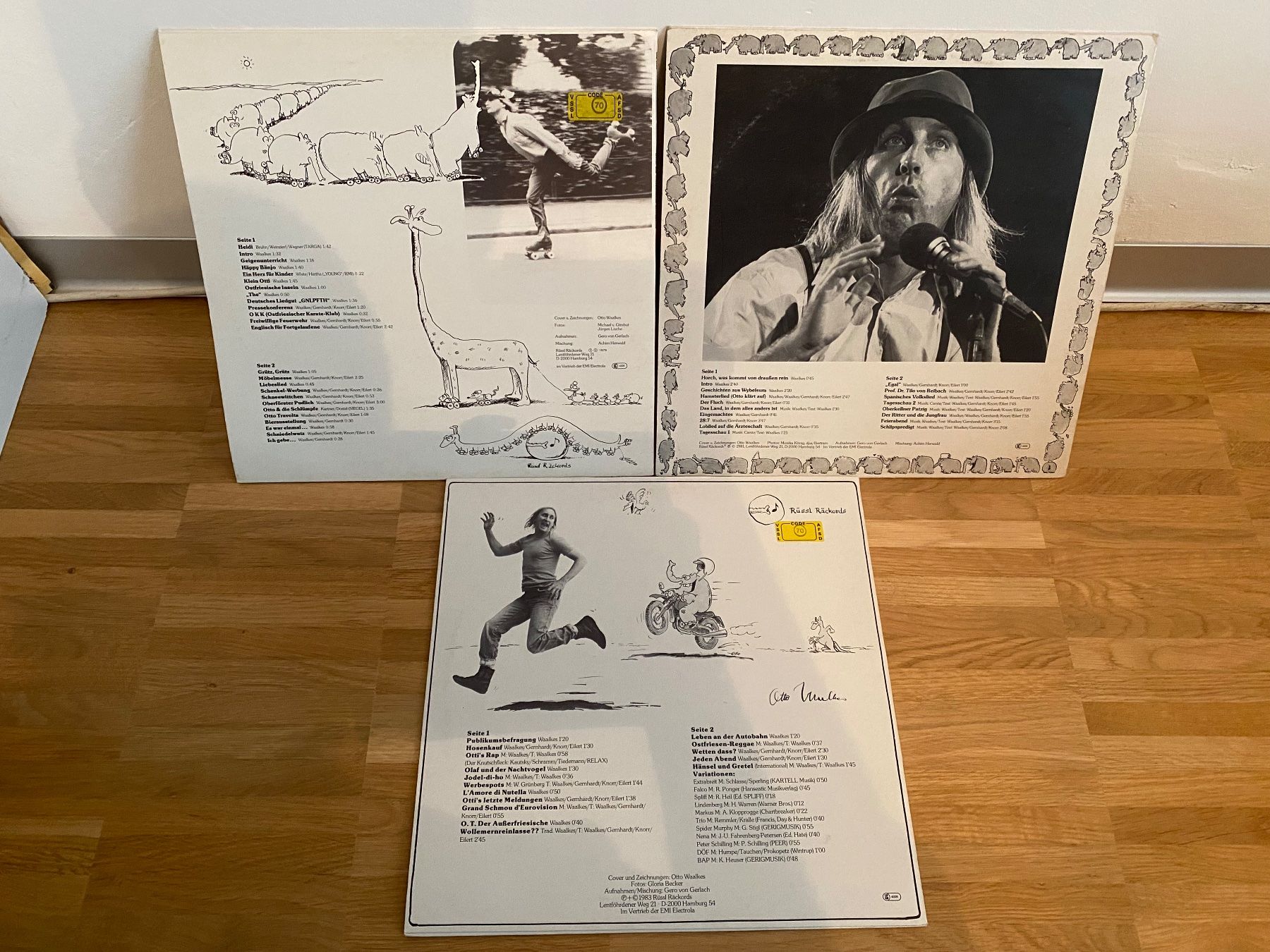 Dischi in vinile: Otto Schallplatten / 3 Alben – Usato da Rotkreuz venduto da mia_dc2r 1