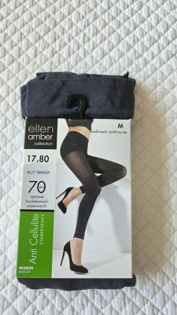 Damen Anti Cellulite Leggins anthrazit Grösse M neu