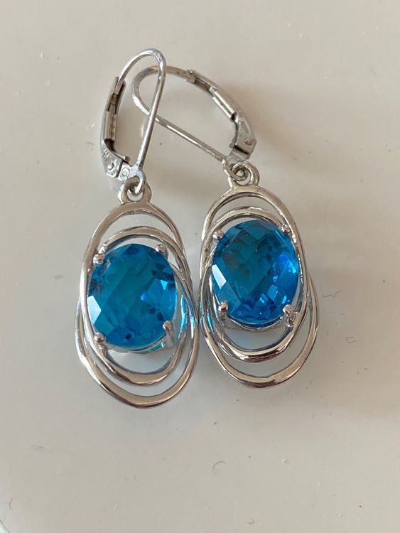 CUPENDA Kreuz Kette 925 Sterling Silber Mit Türkis - Religiöser Schmuck