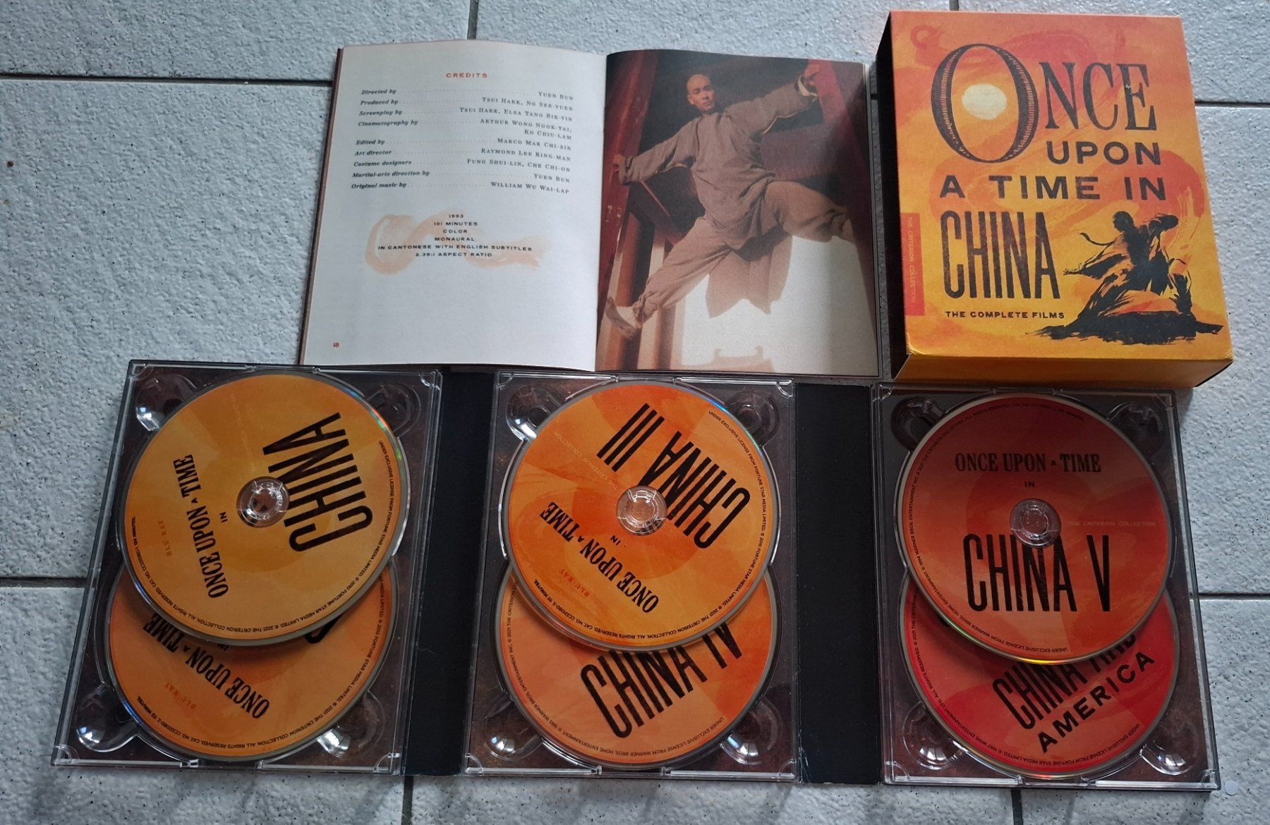 Tutti i DVDs: Once upon a Time in China 1-6 Criterion Coll. USA Code A – Nuovo (secondo la descrizione) da Riehen venduto da DVD-Palace 2