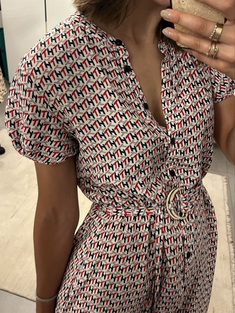Tommy Hilfiger Vestiti: Robe élégante de Tommy Hilfiger taille S/M en viscose – Nuovo (secondo la descrizione) da Aigle venduto da sow_m7gm 4