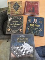 4x Harry Potter Filmbücher & Schachset