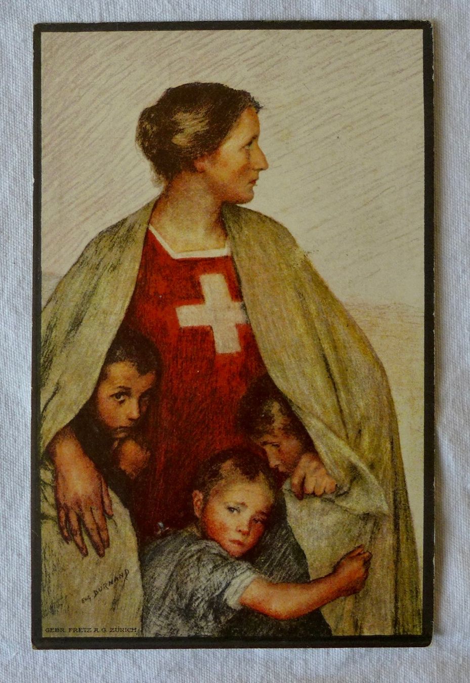 Cartoline postali: AK BUNDESFEIER POSTKARTE 1917 – Usato da Wallisellen venduto da aloa09