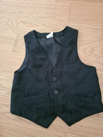 Kinder Weste H&M schwarz Grösse 86 guter Zustand