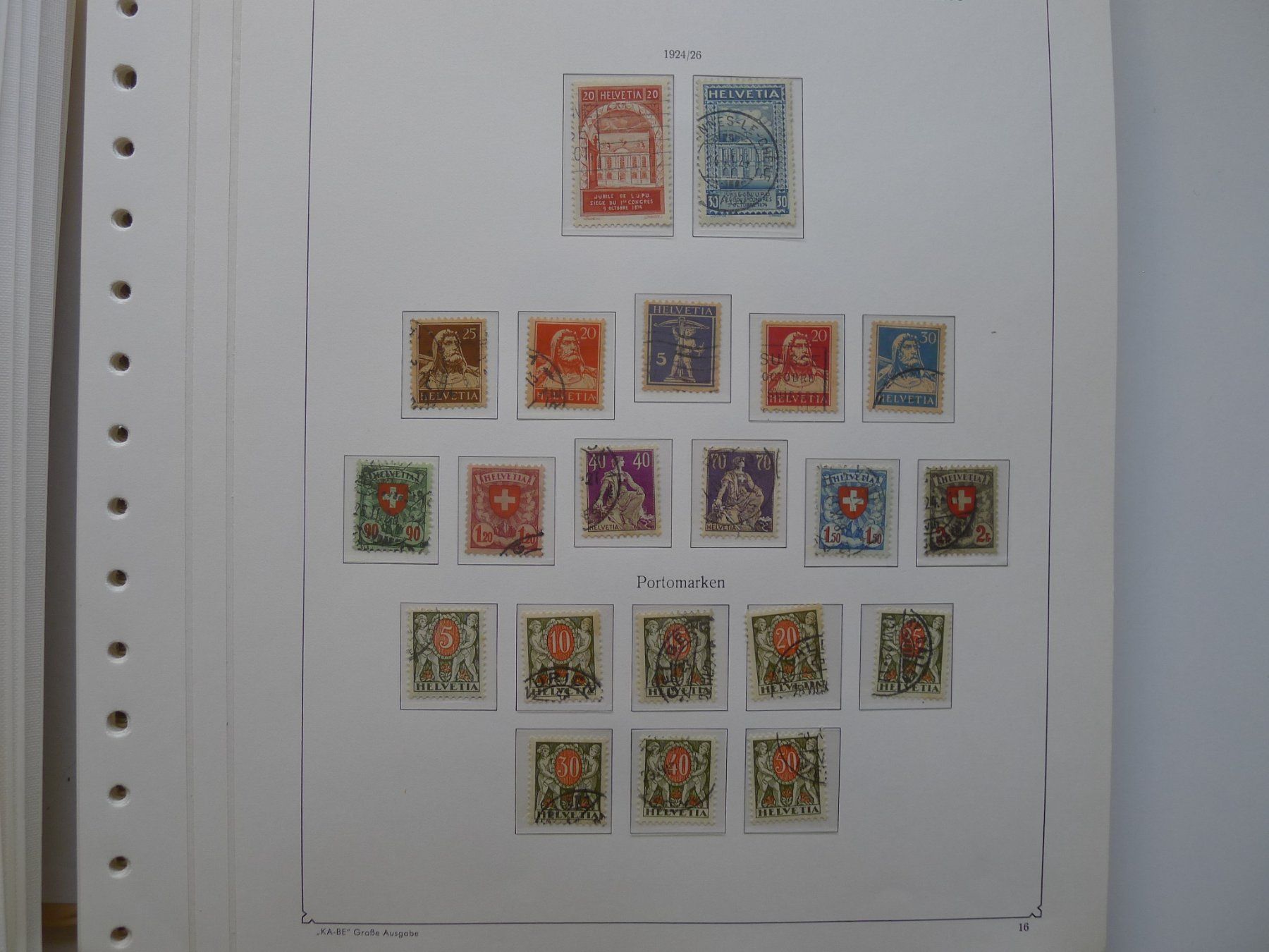 Tutti i francobolli: Album mit Briefmarken von der Schweiz – Usato da Dagmersellen venduto da q1w2e3r4 6