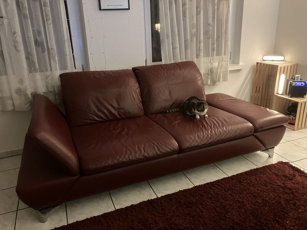 Divani: Rotes Ledersofa – Usato da Wolfisberg venduto da CRUISER1530 1