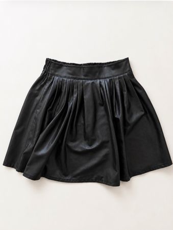 Leather Mini Skirt Size S/XS