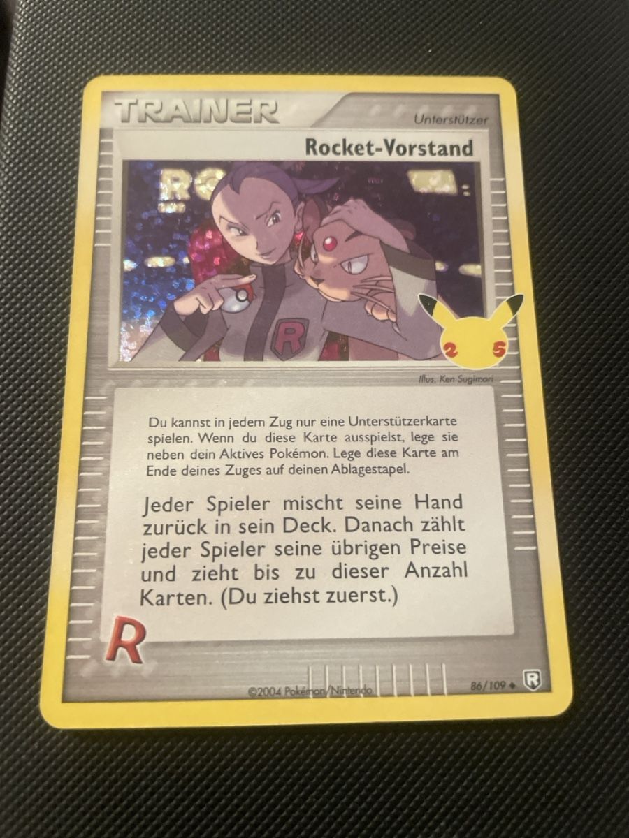 Pokémon Carte collezionabili: Pokemon Rocket-Vorstand Trainer Celebrations 25th DE – Nuovo (secondo la descrizione) da Bellach venduto da Pokemam